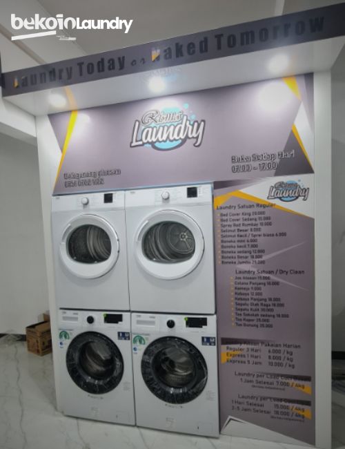 Partisi Mesin Laundry Koin